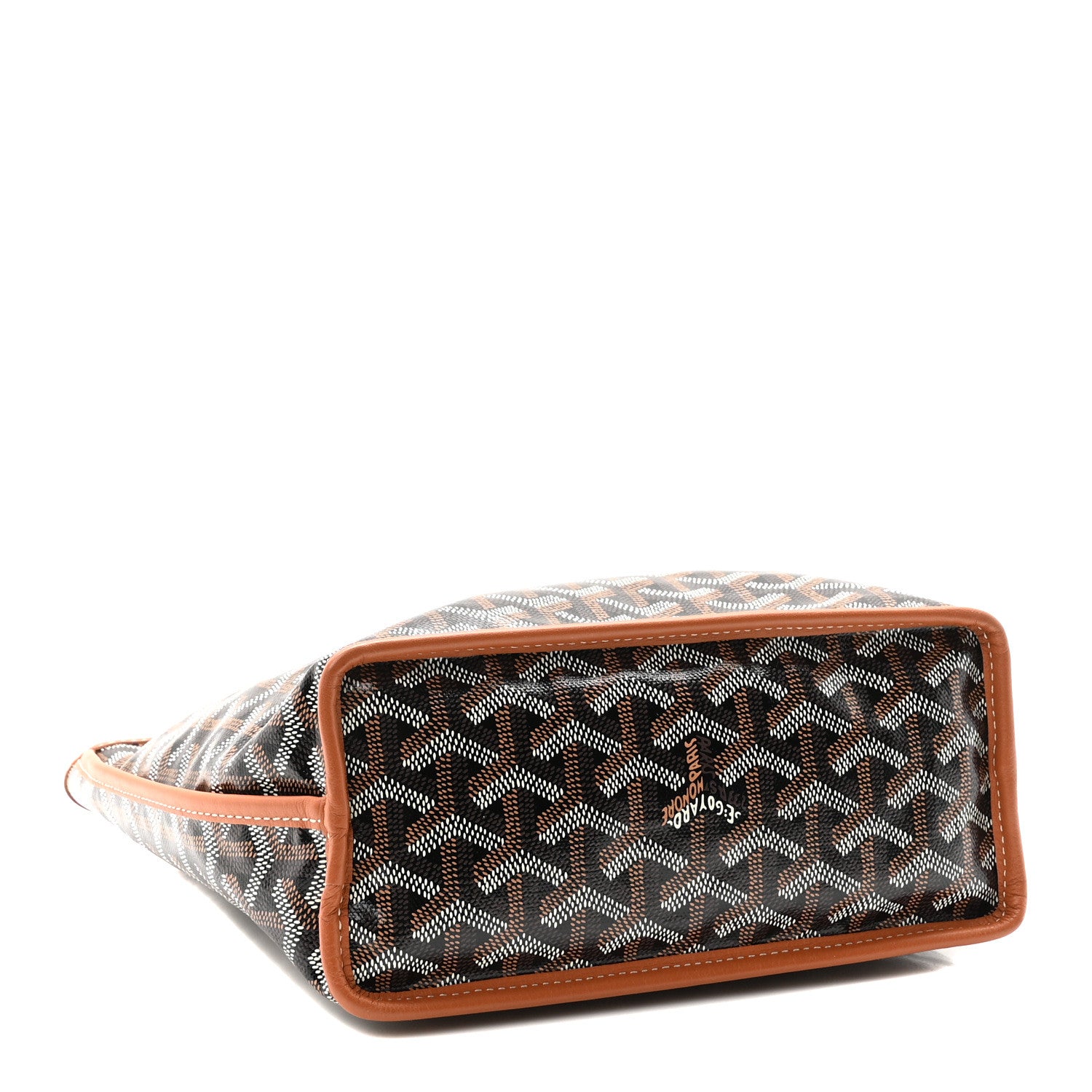 Goyard Goyardine Reversible Mini Anjou Black Gold 5 of 16