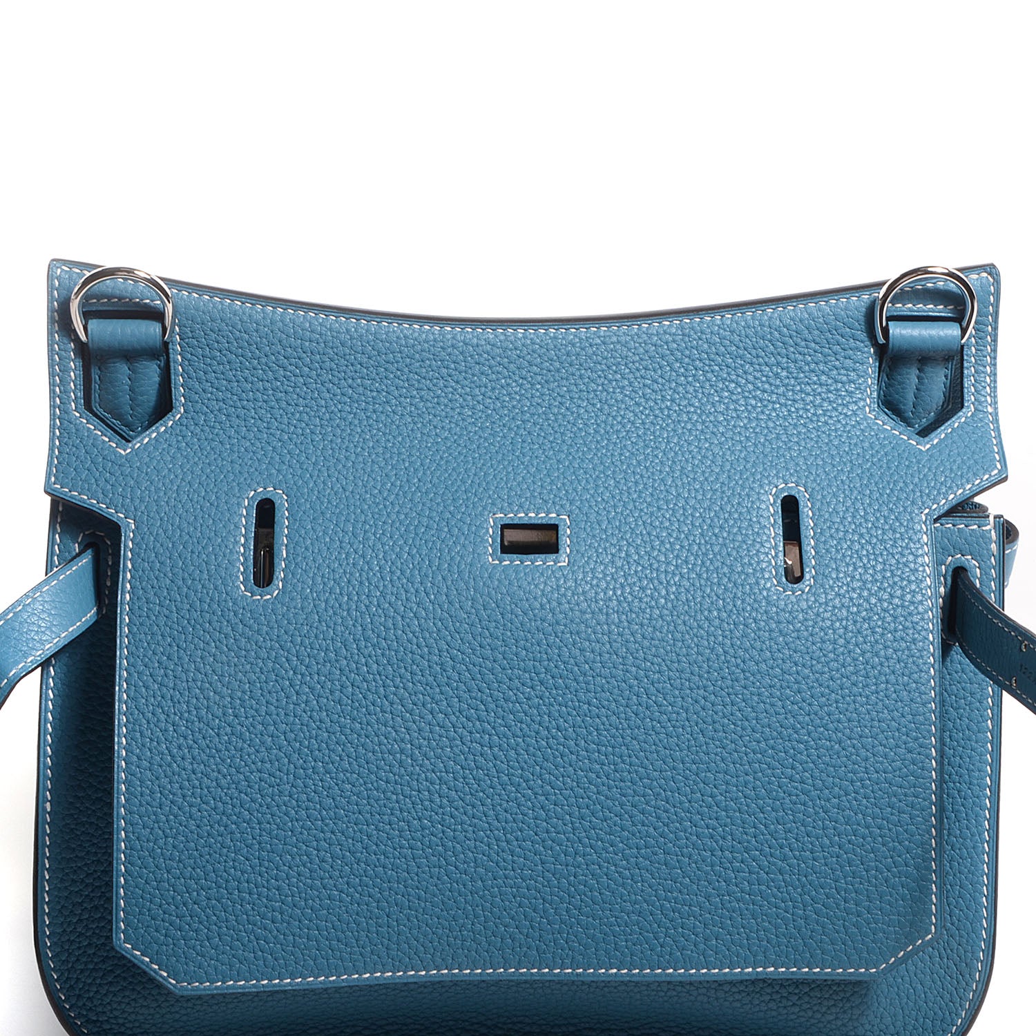 Hermes Taurillon Clemence Jypsiere 28 Blue Jean 17 of 20
