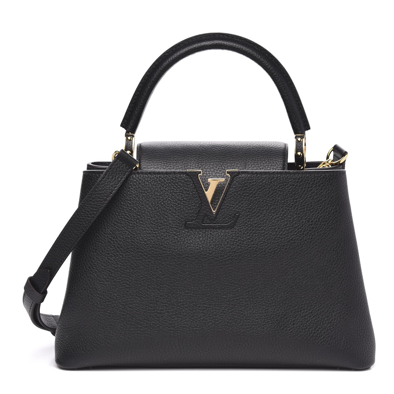 Louis Vuitton Taurillon Capucines BB Black 1 of 9