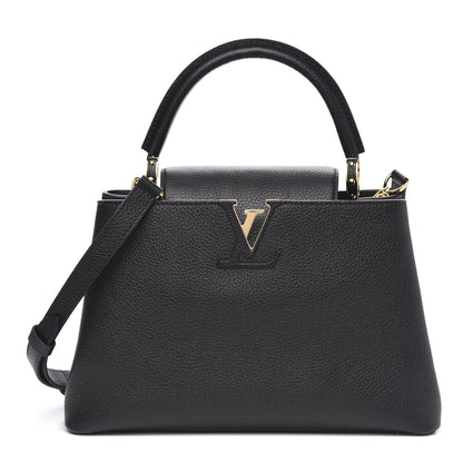 Louis Vuitton Taurillon Capucines BB Black 1 of 9