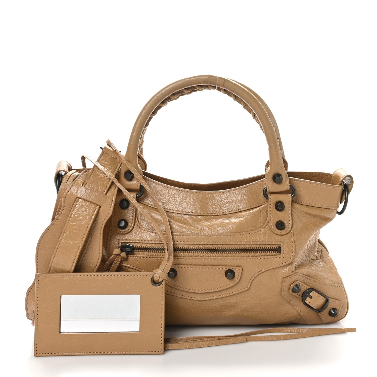 Balenciaga Agneau Classic Hardware First Beige Nougatine 3 of 10