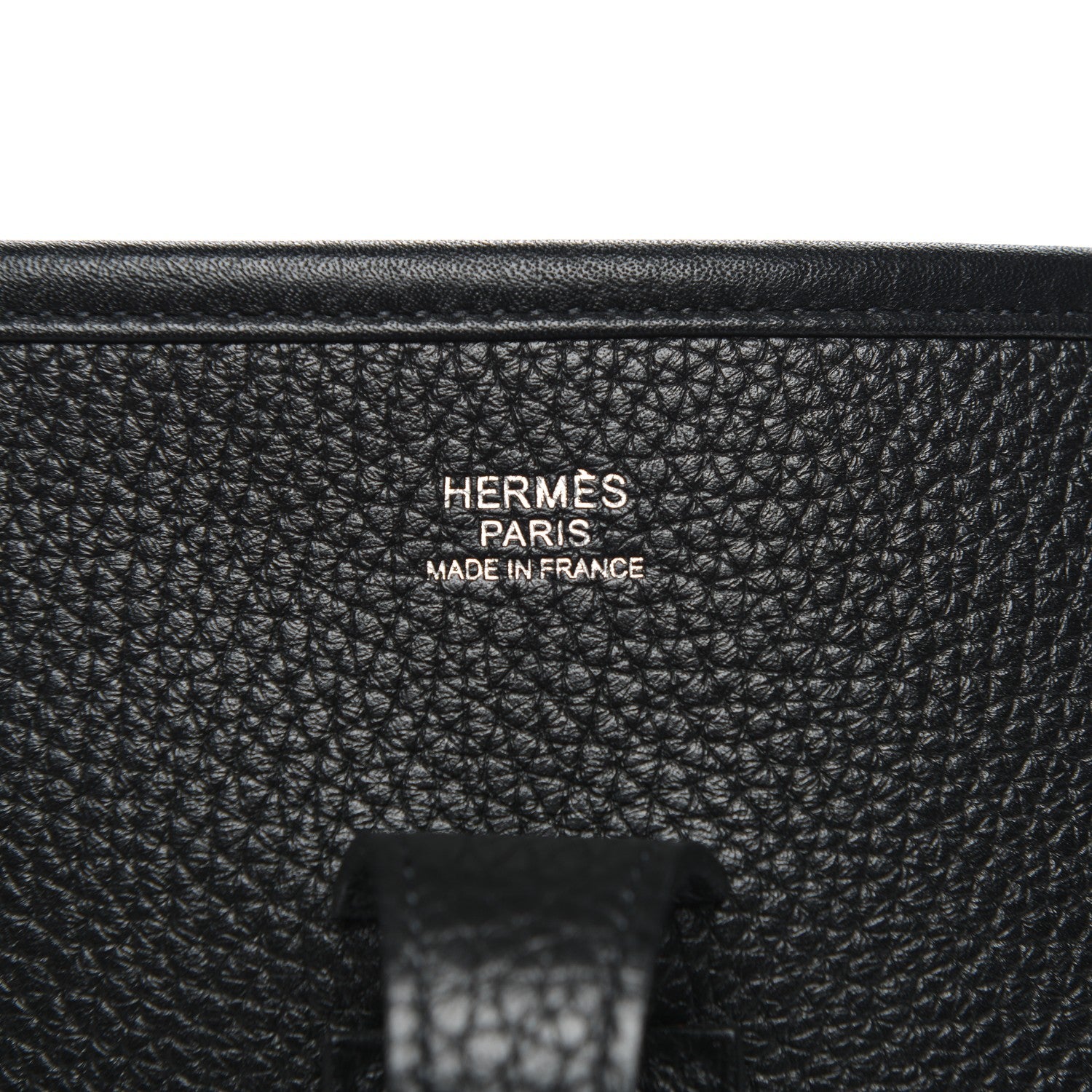 Hermes Taurillon Clemence Evelyne III PM Black 7 of 8