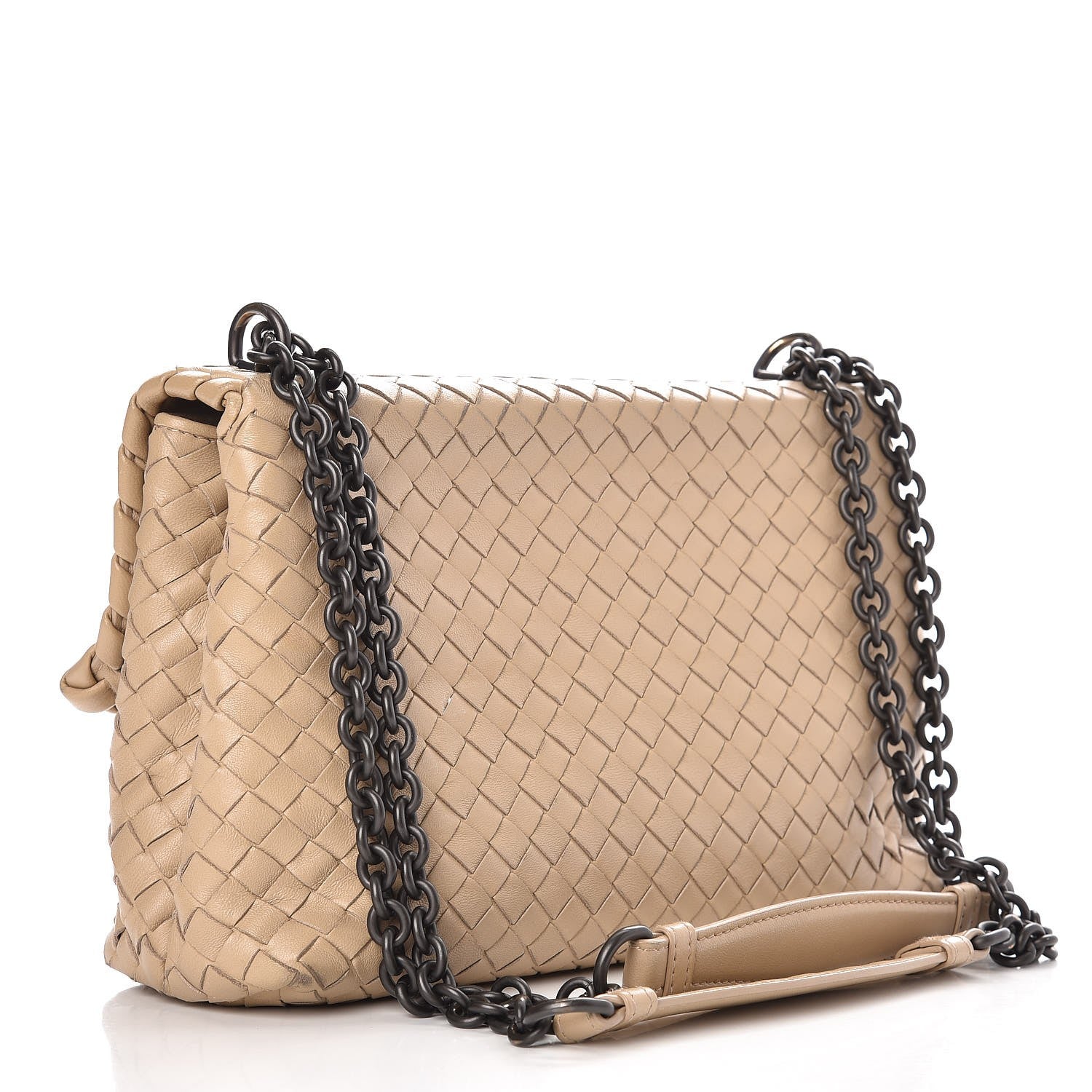 Bottega Veneta Nappa Intrecciato Medium Olimpia Bag Mink 3 of 12