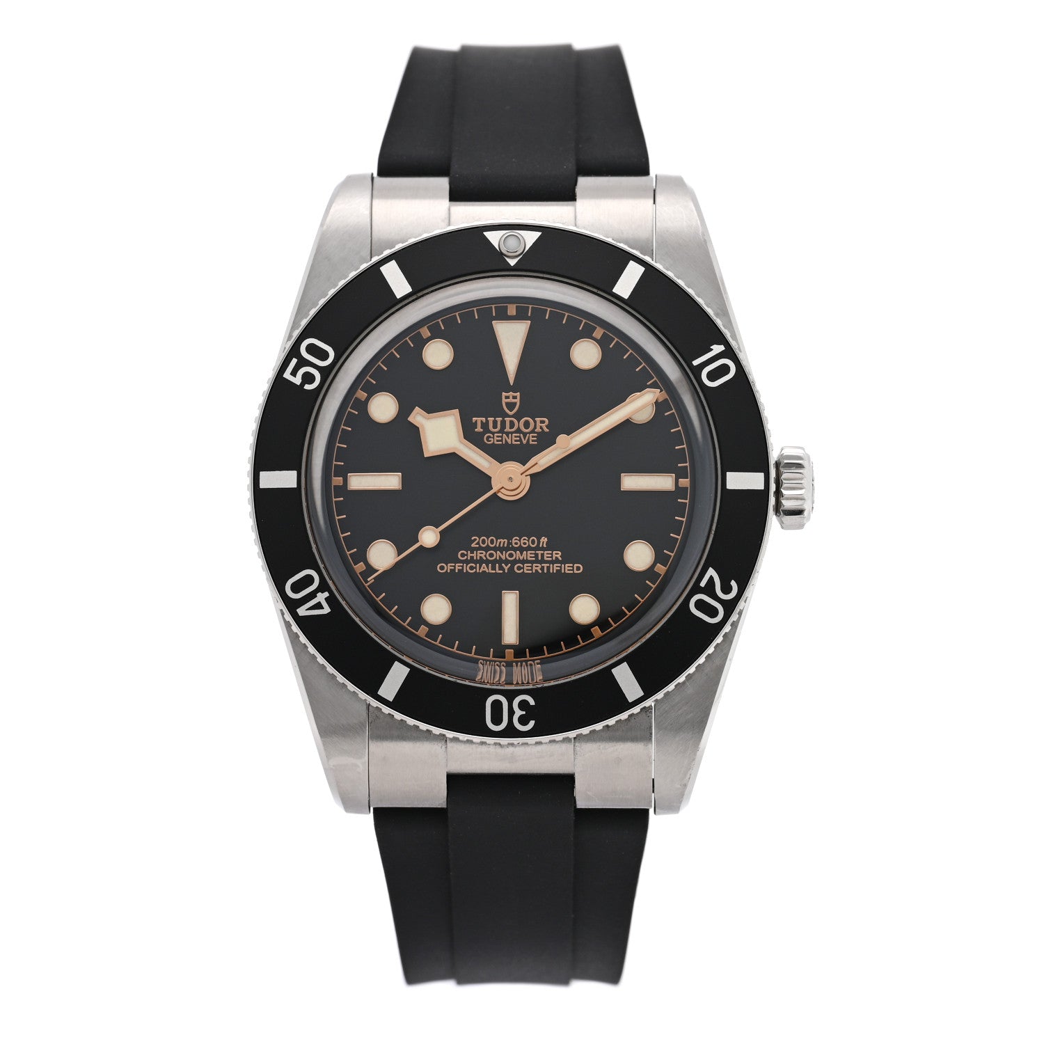 TUDOR Stainless Steel Rubber 37mm Black Bay Fifty Four Automatic Watch Black 79000N Black 1 of 5