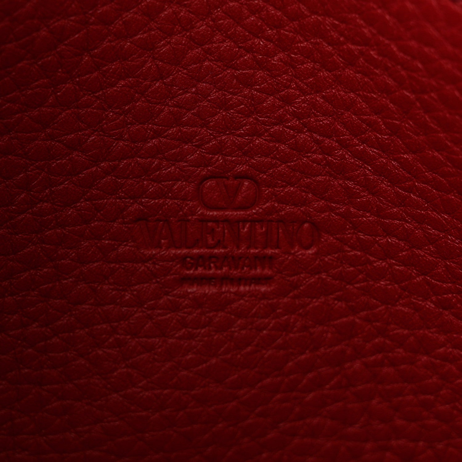 Valentino Garavani Pebbled Calfskin Medium Rockstud Flip Lock Crossbody Bag Red 6 of 9