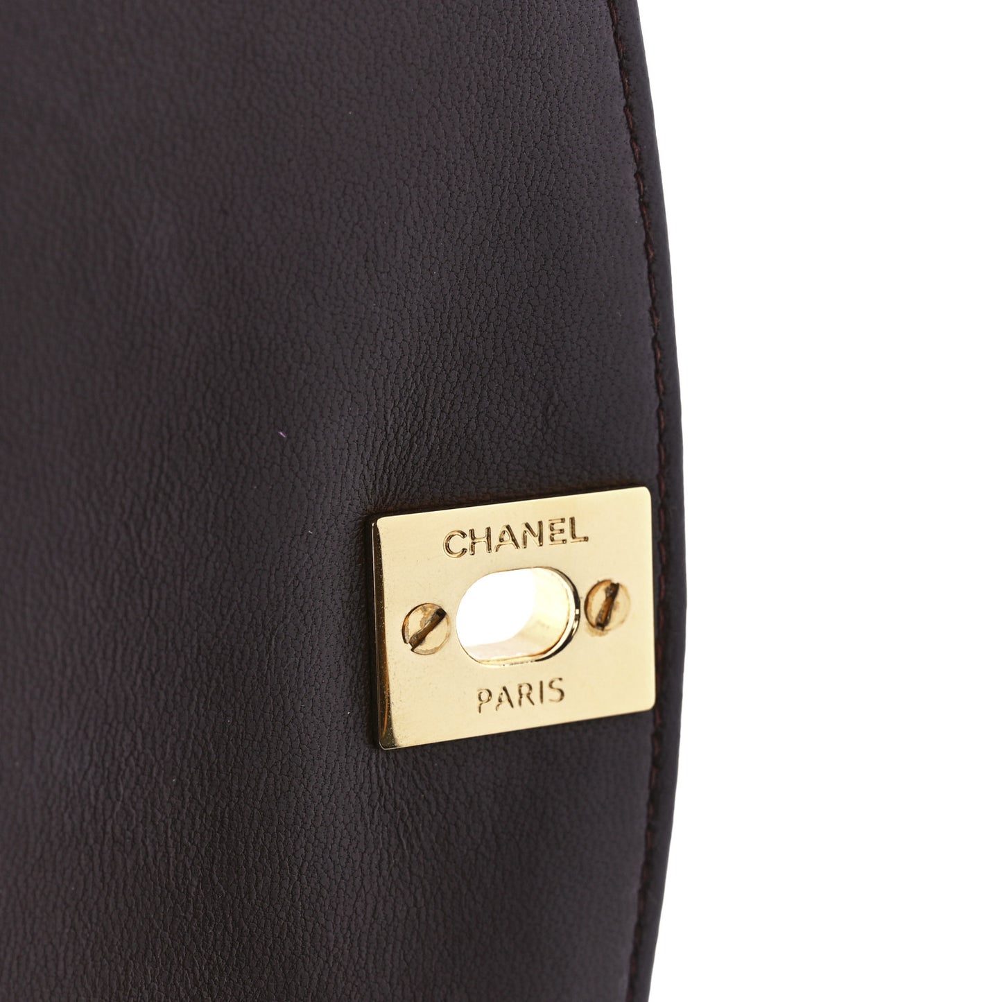 Lambskin Quilted Medium Single Flap Burgundy