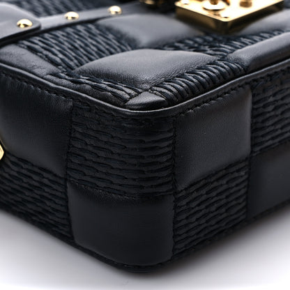 Louis Vuitton Lambskin Damier Quilt Troca PM Black 7 of 9