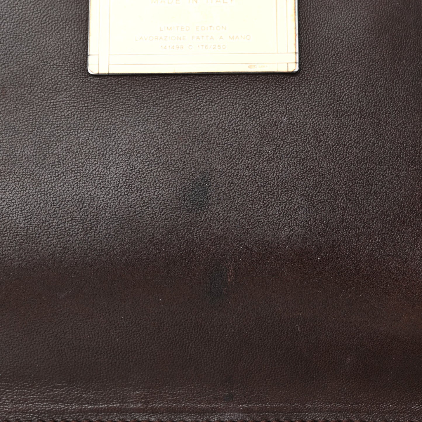 Nappa Intrecciato Mini Cabat Ebano