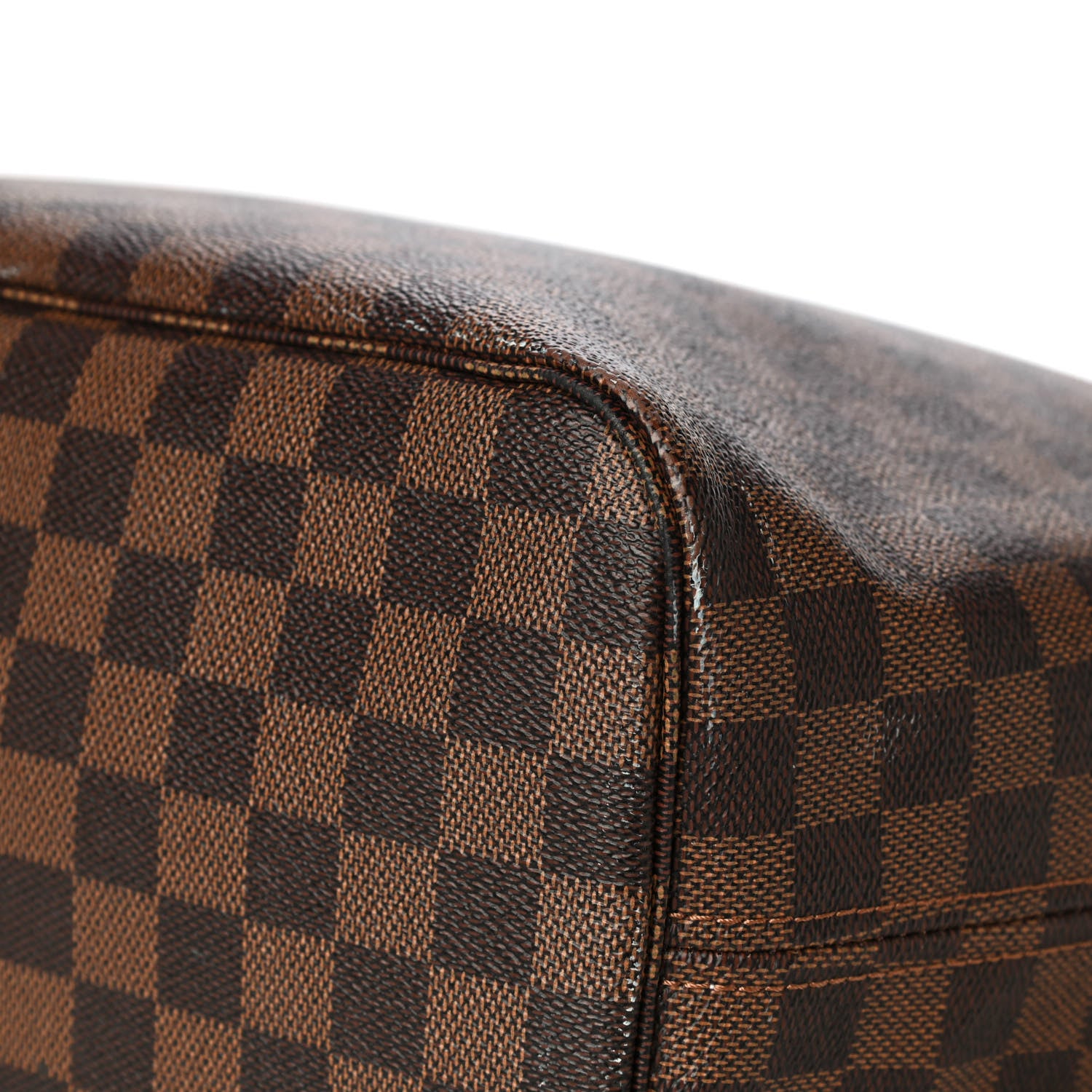 Louis Vuitton Damier Ebene Neo Neverfull MM Rose Ballerine 7 of 11