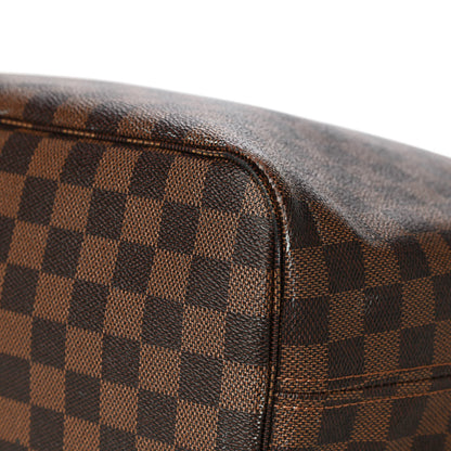 Louis Vuitton Damier Ebene Neo Neverfull MM Rose Ballerine 7 of 11
