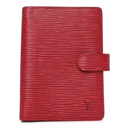 Louis Vuitton Epi Small Ring Agenda Cover Red 1 of 7