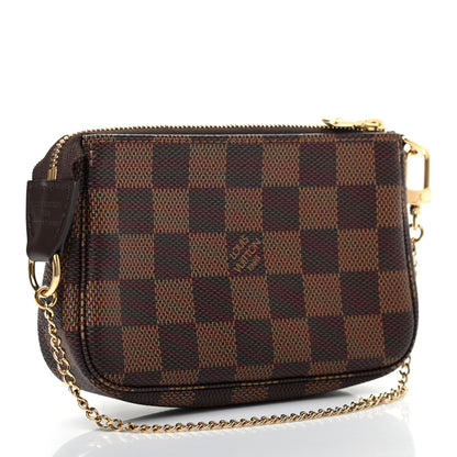 Louis Vuitton Damier Ebene Mini Pochette Accessories 3 of 7