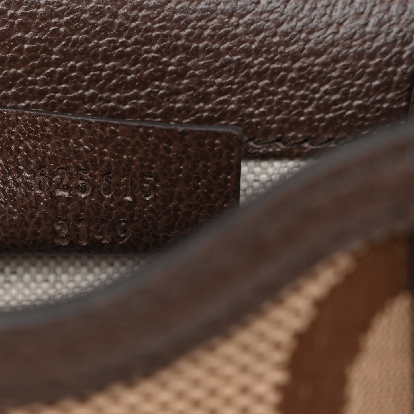 Monogram Jumbo GG Textured Dollar Calfskin Mini Horsebit 1955 Crossbody Bag Camel Ebony New Acero