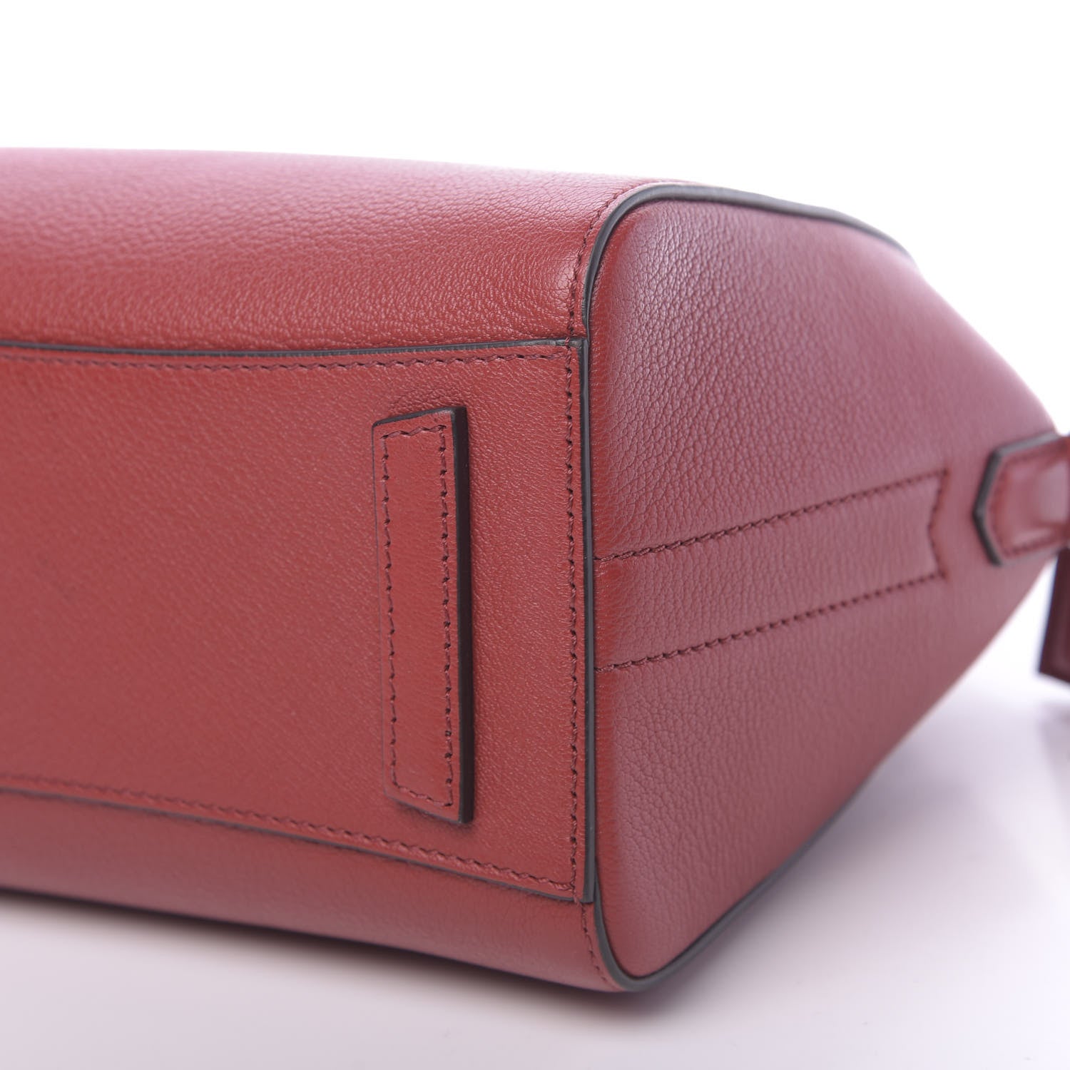 Givenchy Sugar Goatskin Mini Antigona Dark Red 9 of 11