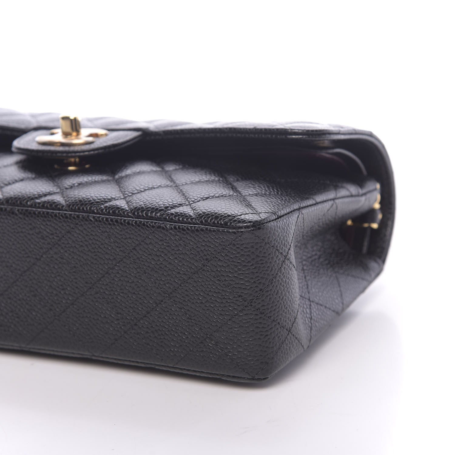 Chanel Caviar Quilted Small Double Flap Black 9 of 10