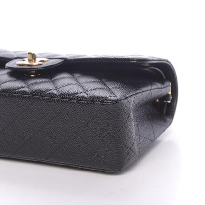 Chanel Caviar Quilted Small Double Flap Black 9 of 10