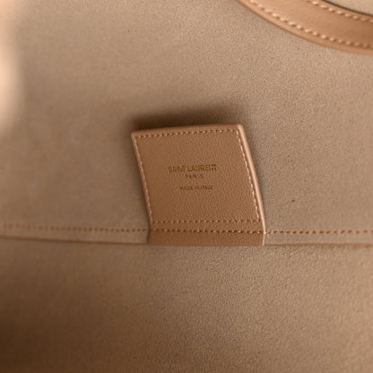Saint Laurent Calfskin Large Shopping Tote Dark Toffee 7 of 10