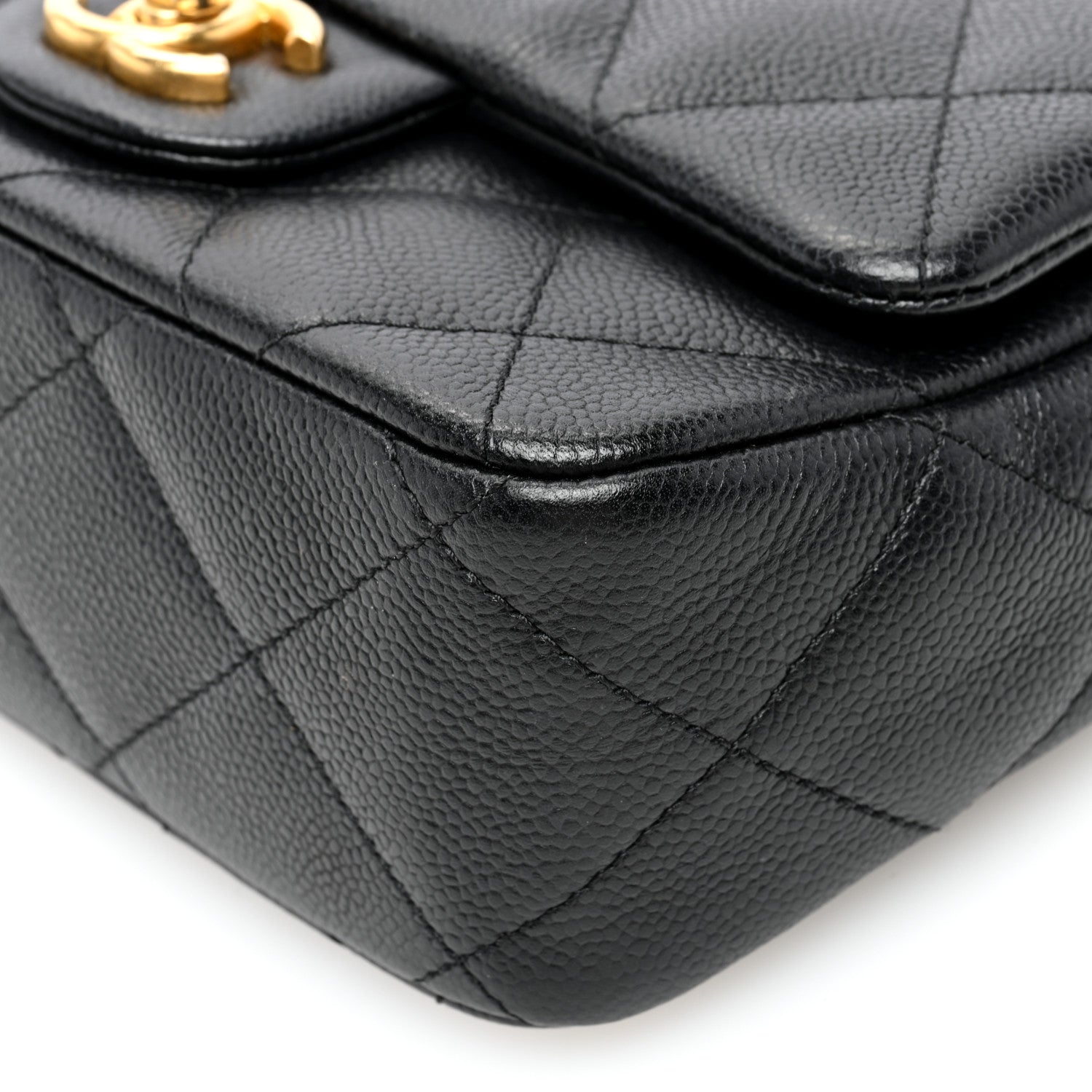 Chanel Caviar Quilted Mini Sweetheart Flap Black 10 of 10