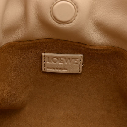 Loewe Calfskin Mini Flamenco Knot Clutch Angora 6 of 10