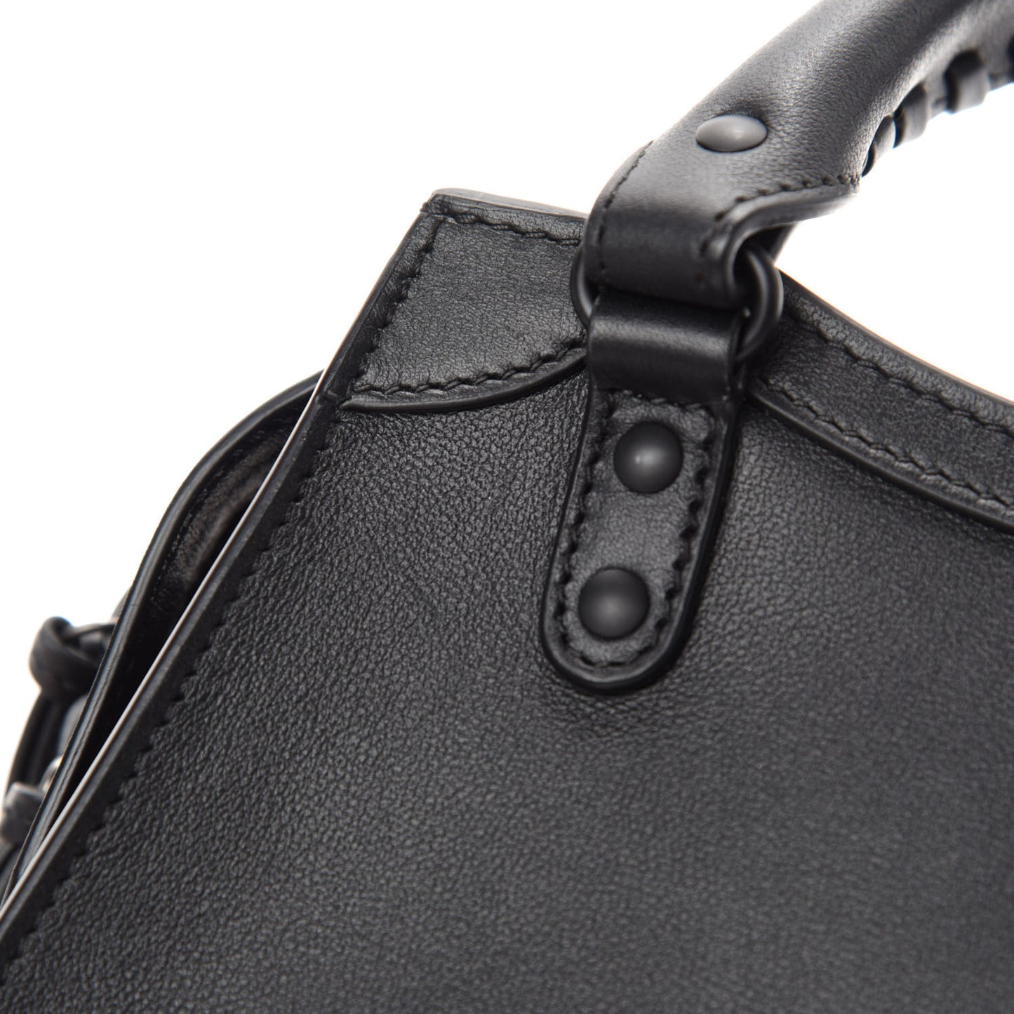 Smooth Calfskin Neo Classic Black Hardware Mini City Black