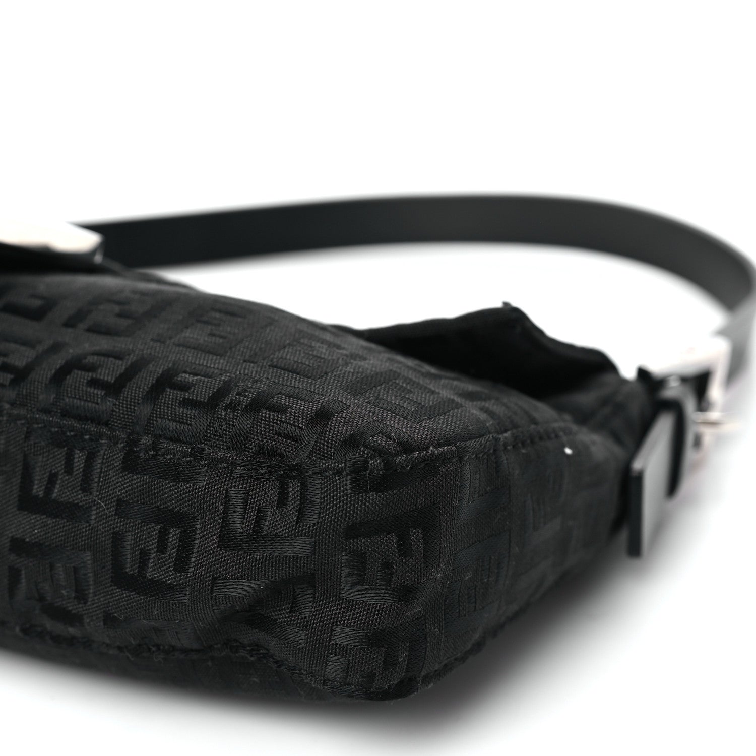 Fendi Zucchino Baguette Black 11 of 11