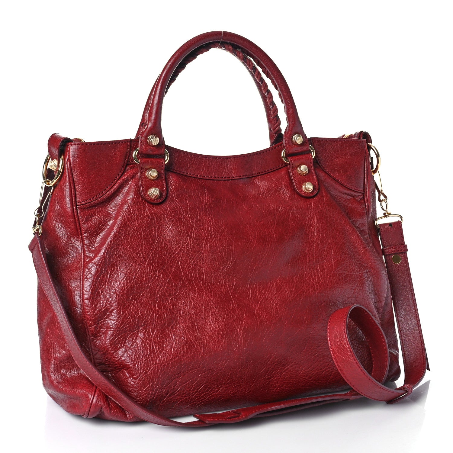 Balenciaga Agneau Giant 12 Gold Hardware Velo Rouge Cerise 3 of 15