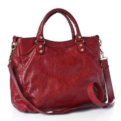 Balenciaga Agneau Giant 12 Gold Hardware Velo Rouge Cerise 3 of 15
