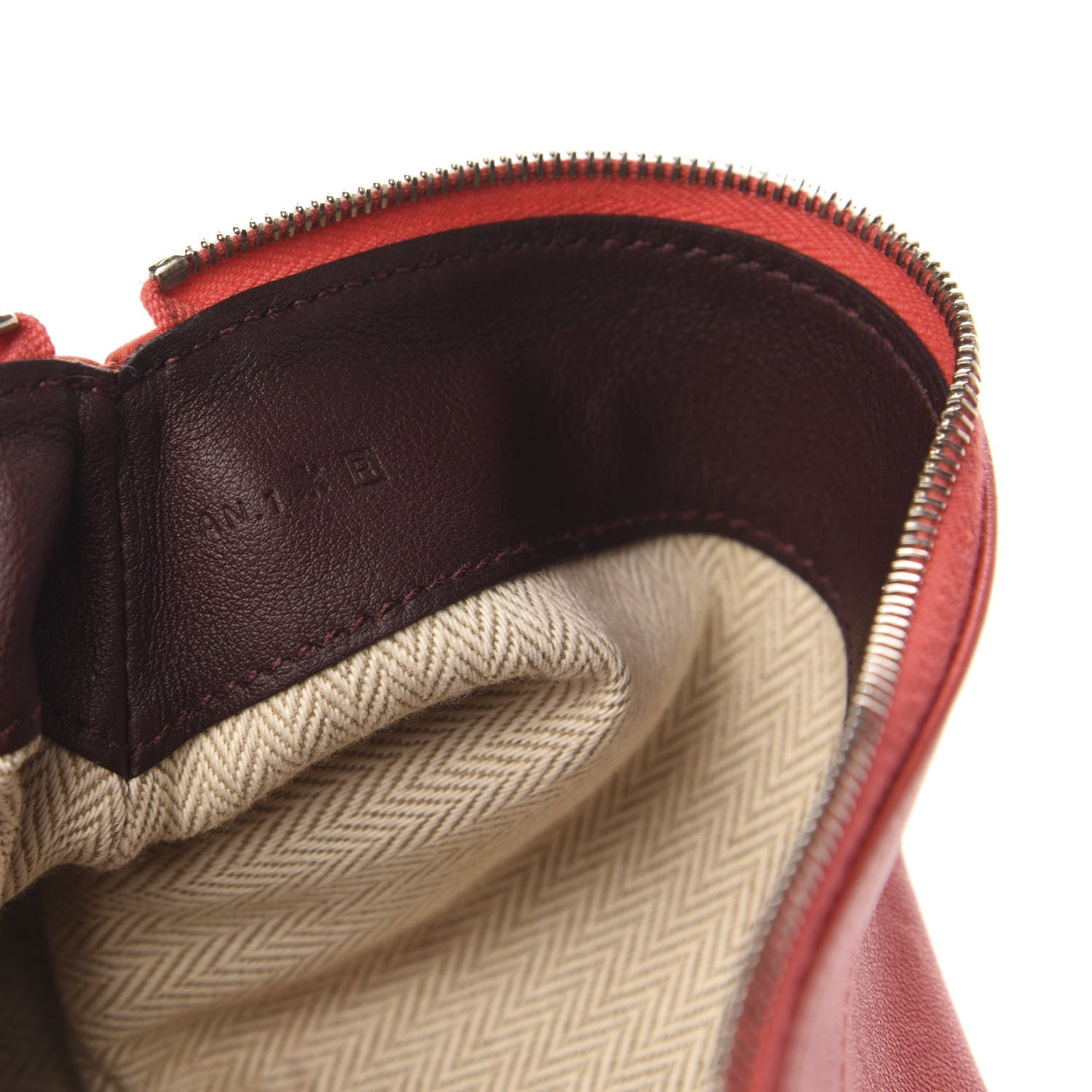 Hermes Lambskin Swift Tohubohu Pouch PM Rose Jaipur Prune 9 of 9