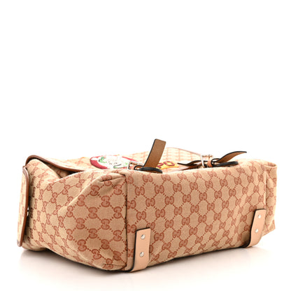 Gucci Monogram Childrens Sciroppo Patch Backpack Beige 4 of 10