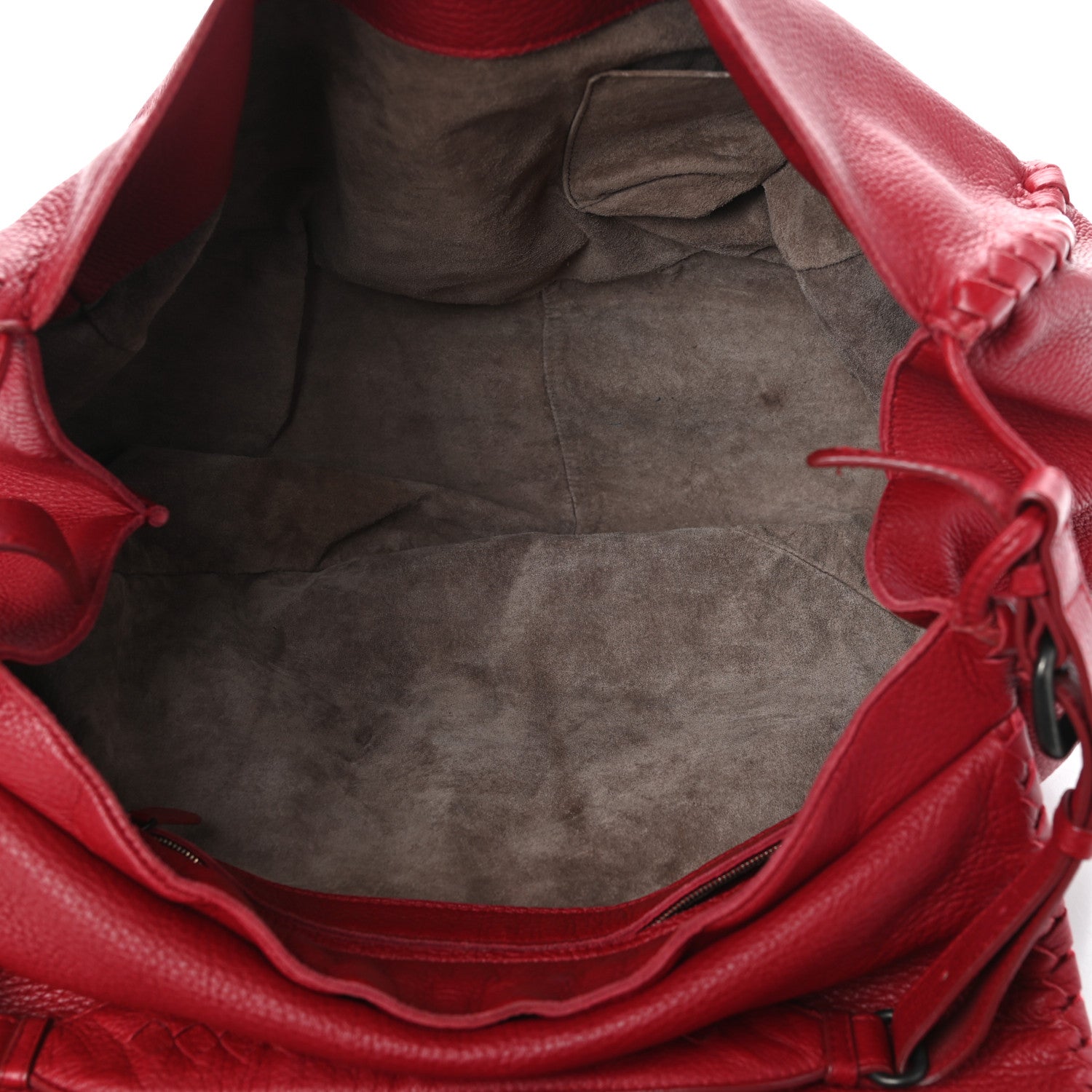 Bottega Veneta Cervo Messenger Bag Scarlet 5 of 8