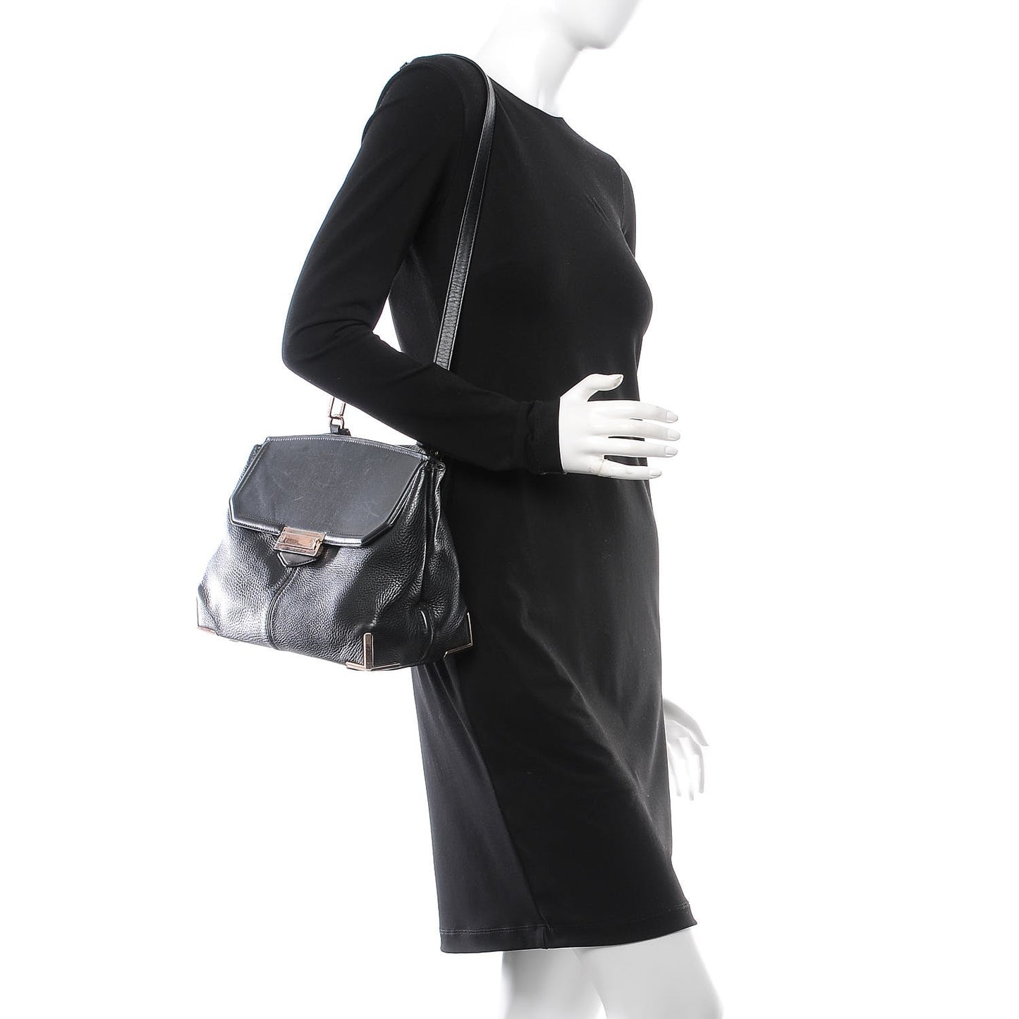 Calfskin Large Marion Black