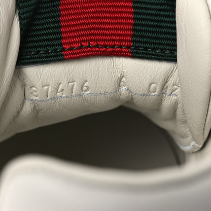 Gucci Monogram Suede Re-Web Sneakers 6 Ivory Beige Ebony 10 of 11