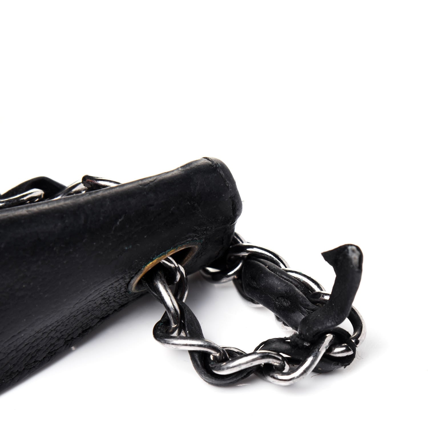 Chanel Calfskin Diamond Stitch Large Messenger Black 25 of 26