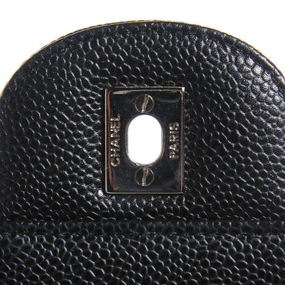 Chanel Caviar Quilted Jumbo Single Flap Black 6 of 8