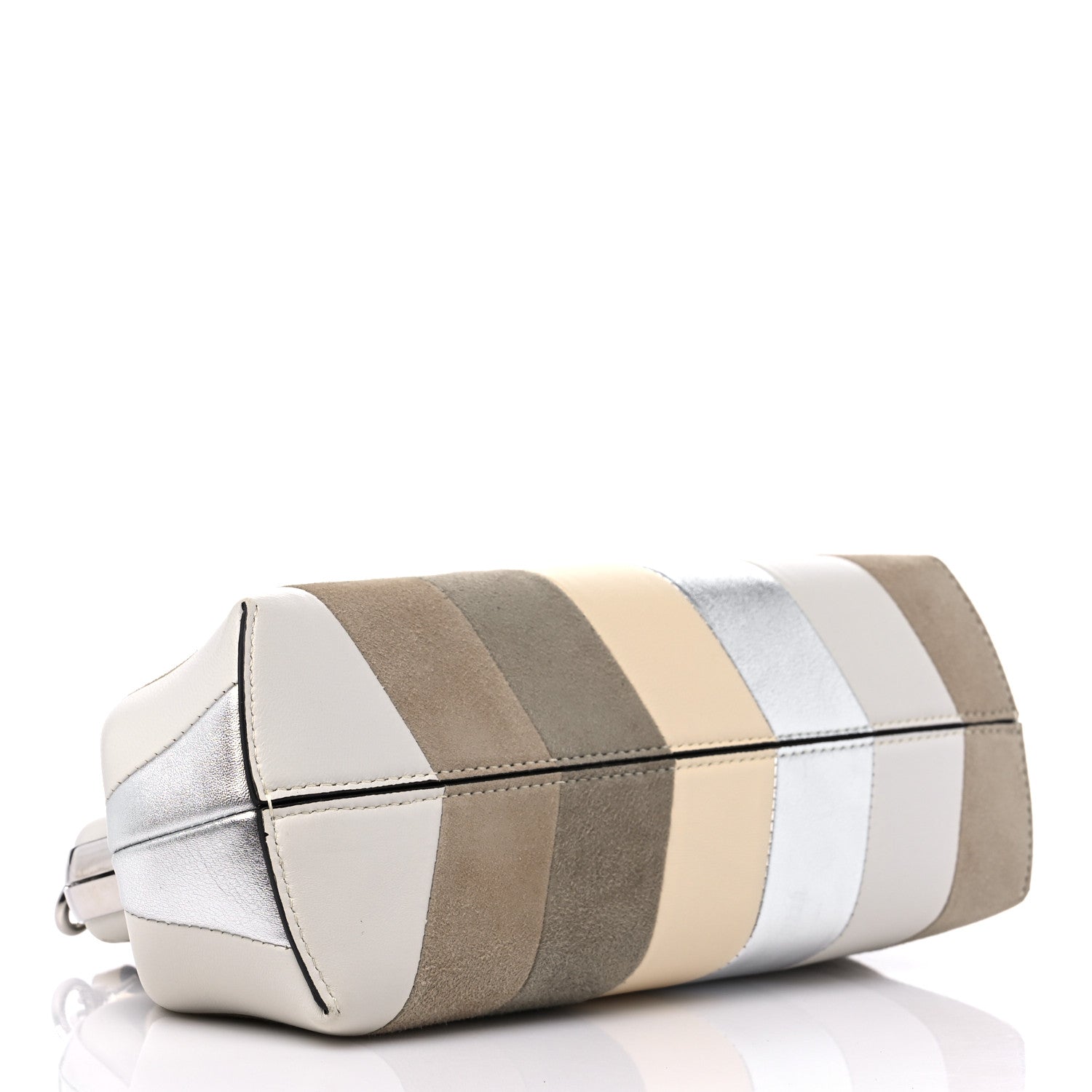 Fendi Nappa Suede Striped Inlay Small Fendi First Multicolor 3 of 10