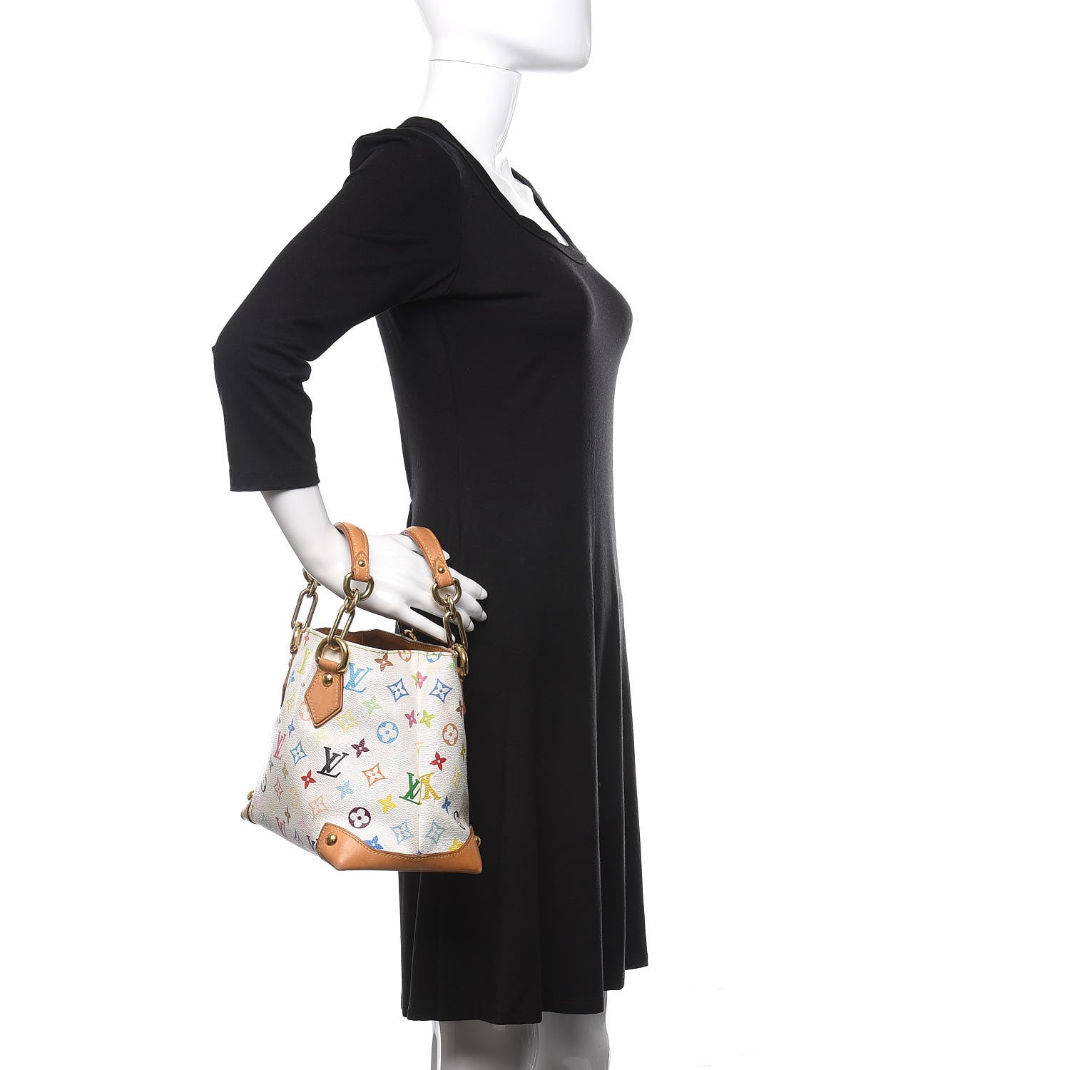 Louis Vuitton Monogram Multicolor Audra White 2 of 21