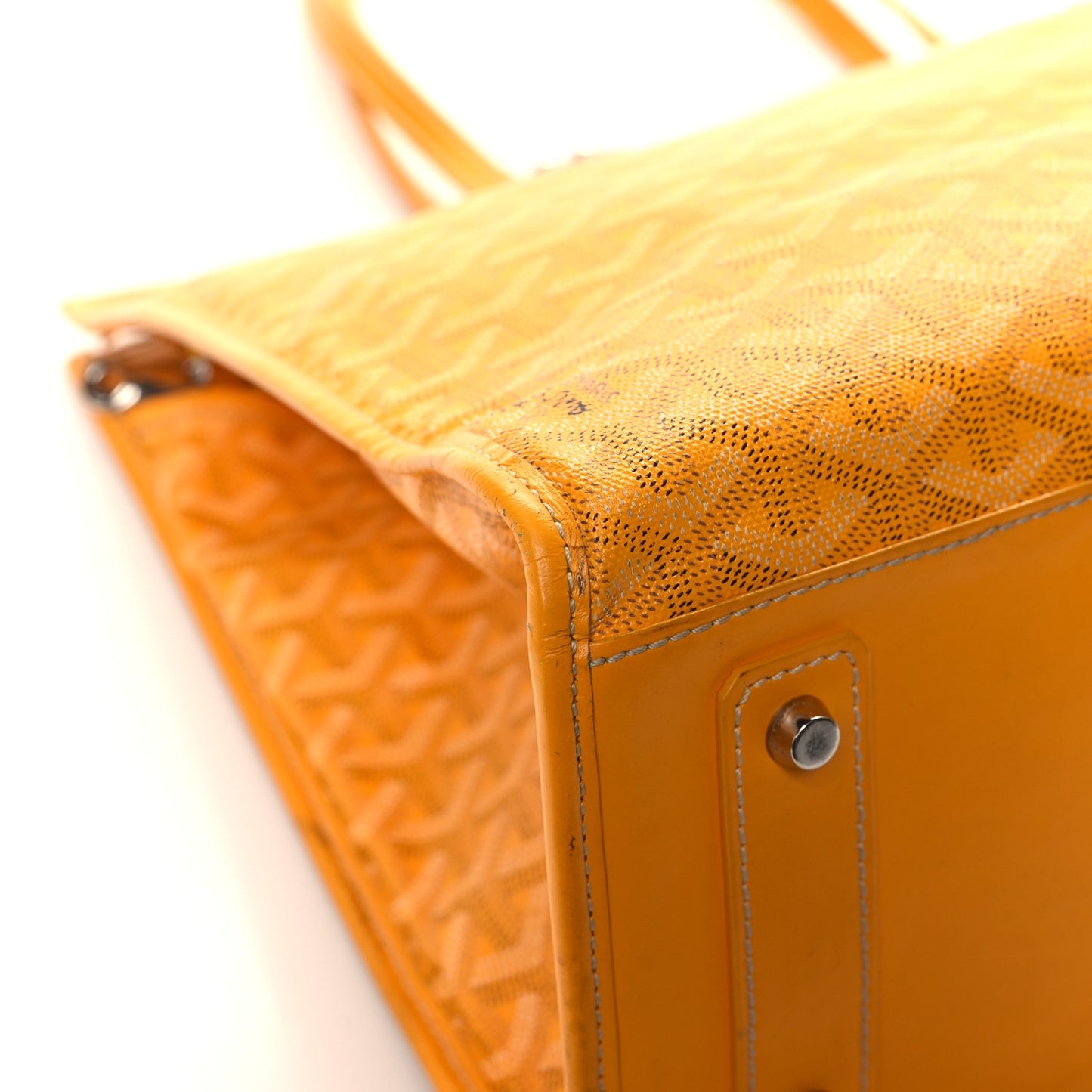Goyardine Sac Hardy Pet Carrier PM Yellow