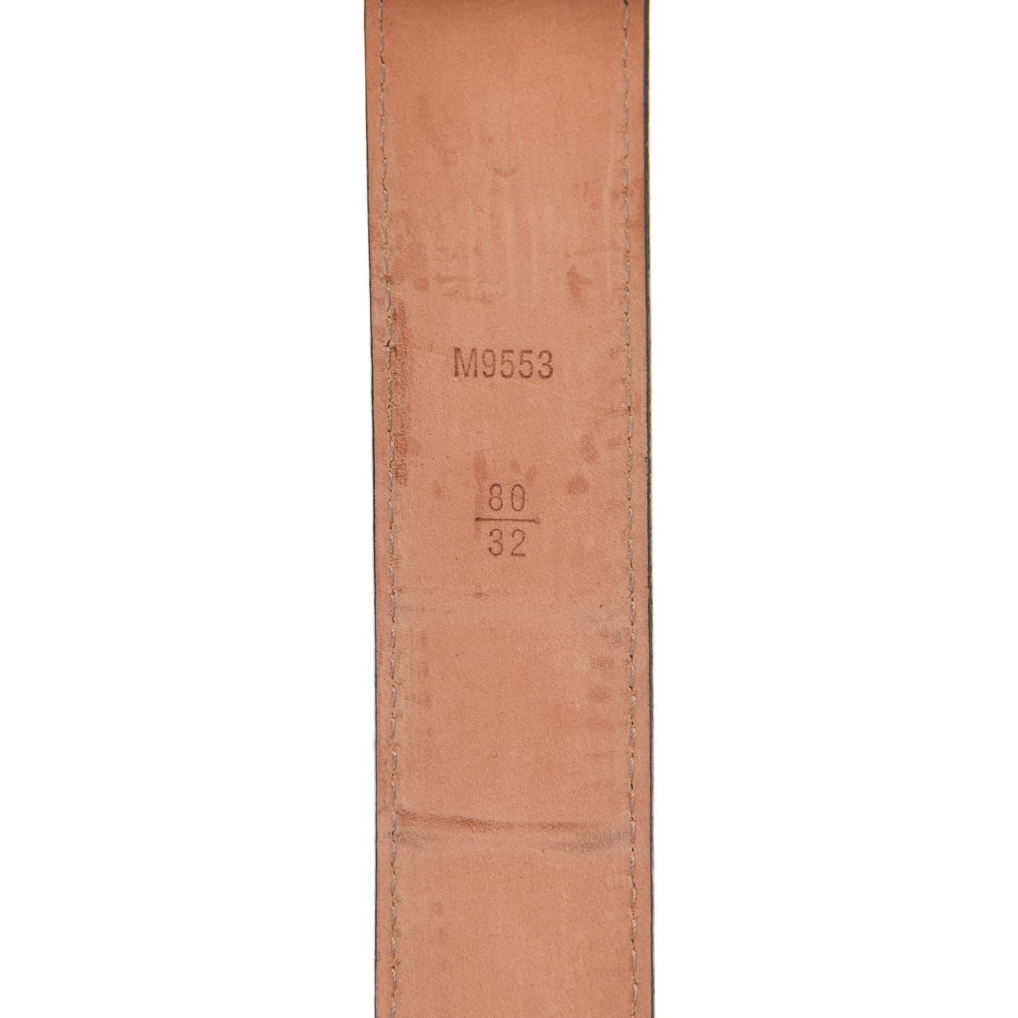 Epi 30mm LV Initiales Belt 80 32 Black