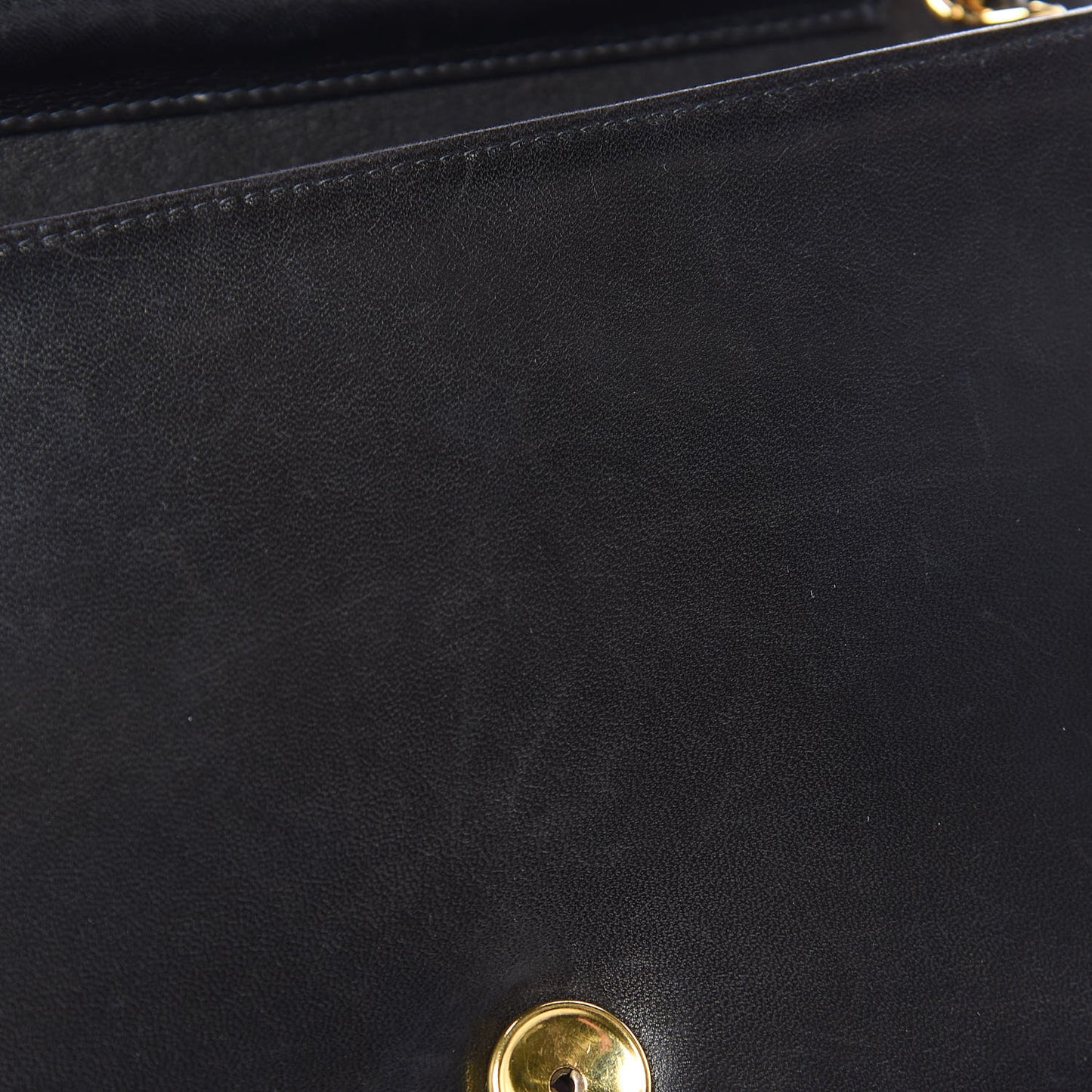Lambskin Quilted Small Single Flap Black
