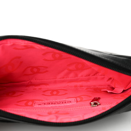 Chanel Calfskin Quilted Cambon Pochette Black 5 of 10