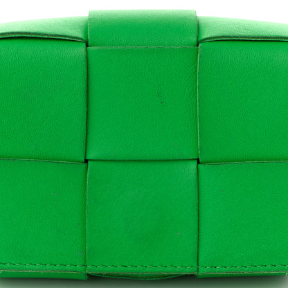 Bottega Veneta Lambskin Maxi Intrecciato Extra Mini Cassette Crossbody Bag Parakeet 7 of 11