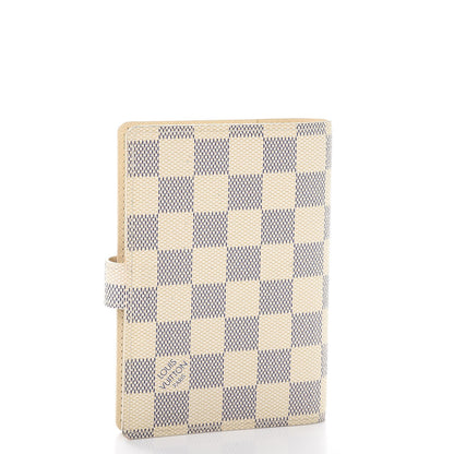 Louis Vuitton Damier Azur Small Ring Agenda Cover 3 of 10