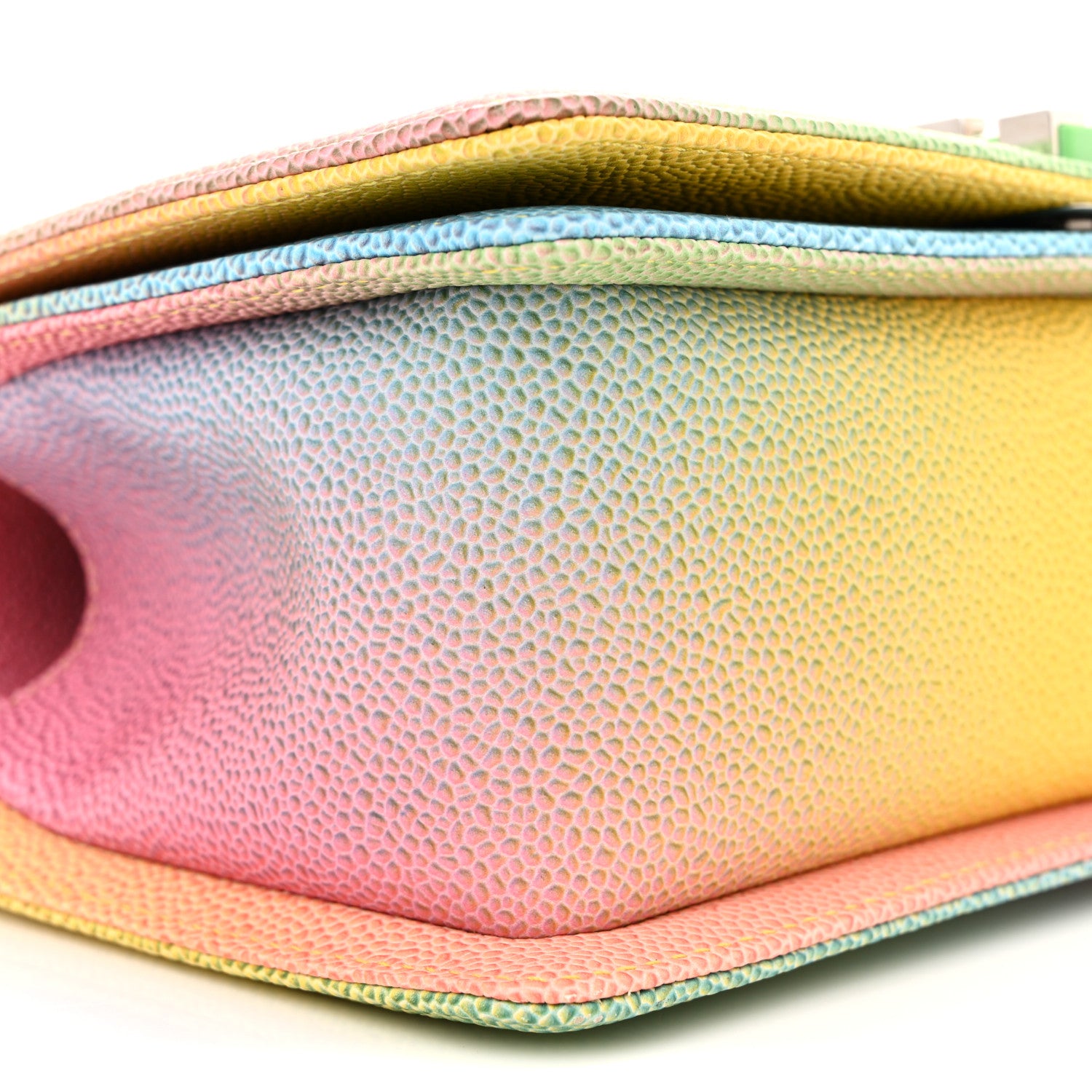 Chanel Caviar Quilted Medium Cuba Rainbow Boy Flap Multicolor 9 of 10