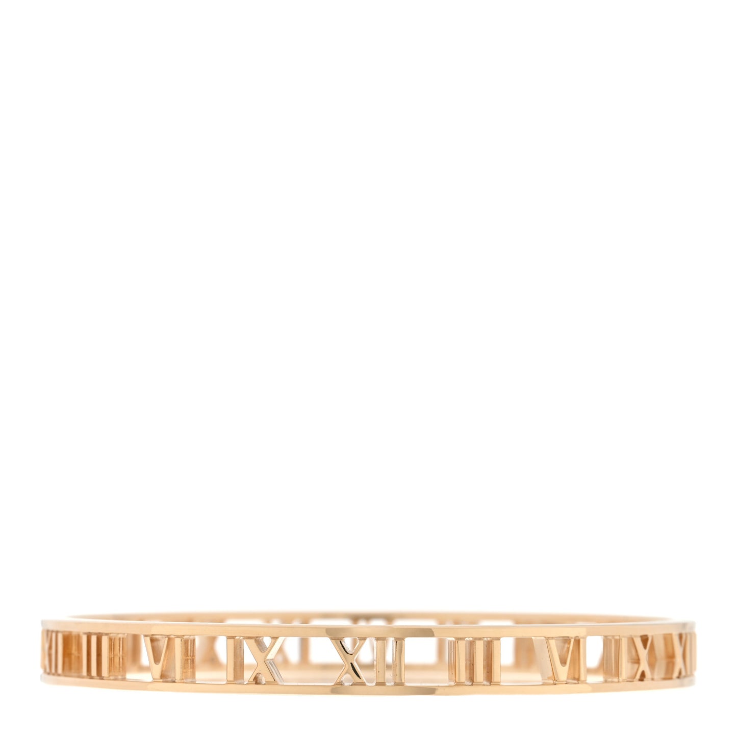18K Yellow Gold Atlas Open Bangle Bracelet