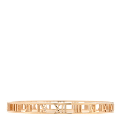 Tiffany 18K Yellow Gold Atlas Open Bangle Bracelet 1 of 3
