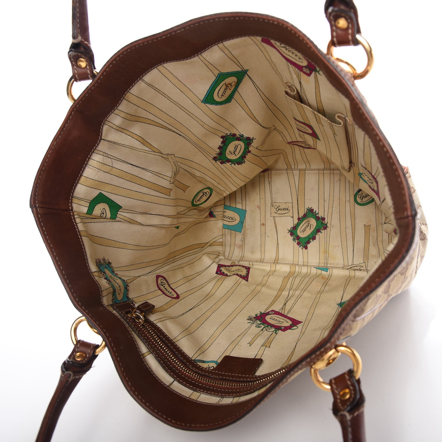 Gucci GG Monogram Tote Brown 5 of 11