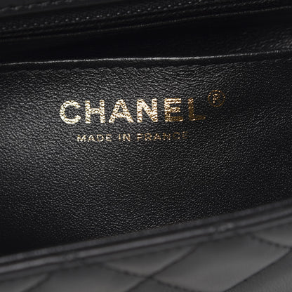 Chanel Lambskin Quilted Mini Rectangular Flap Black 6 of 12