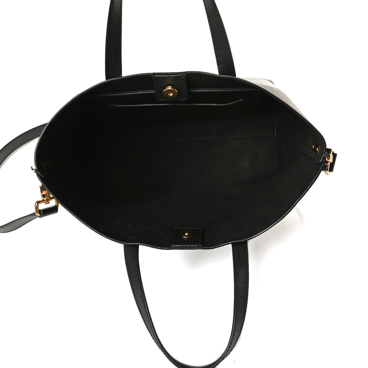 Tom Ford Saffiano Mini T Tote Black 5 of 16
