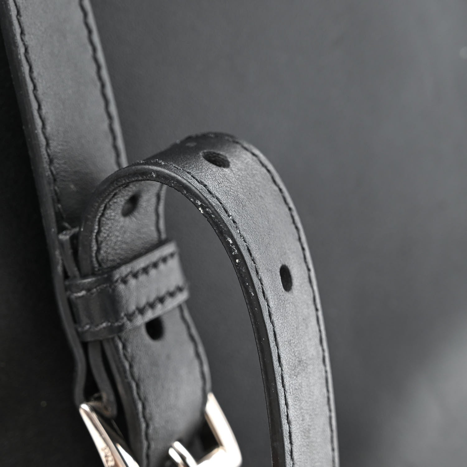 Prada Soft Calfskin Galleria Double Zip Tote Black 18 of 25