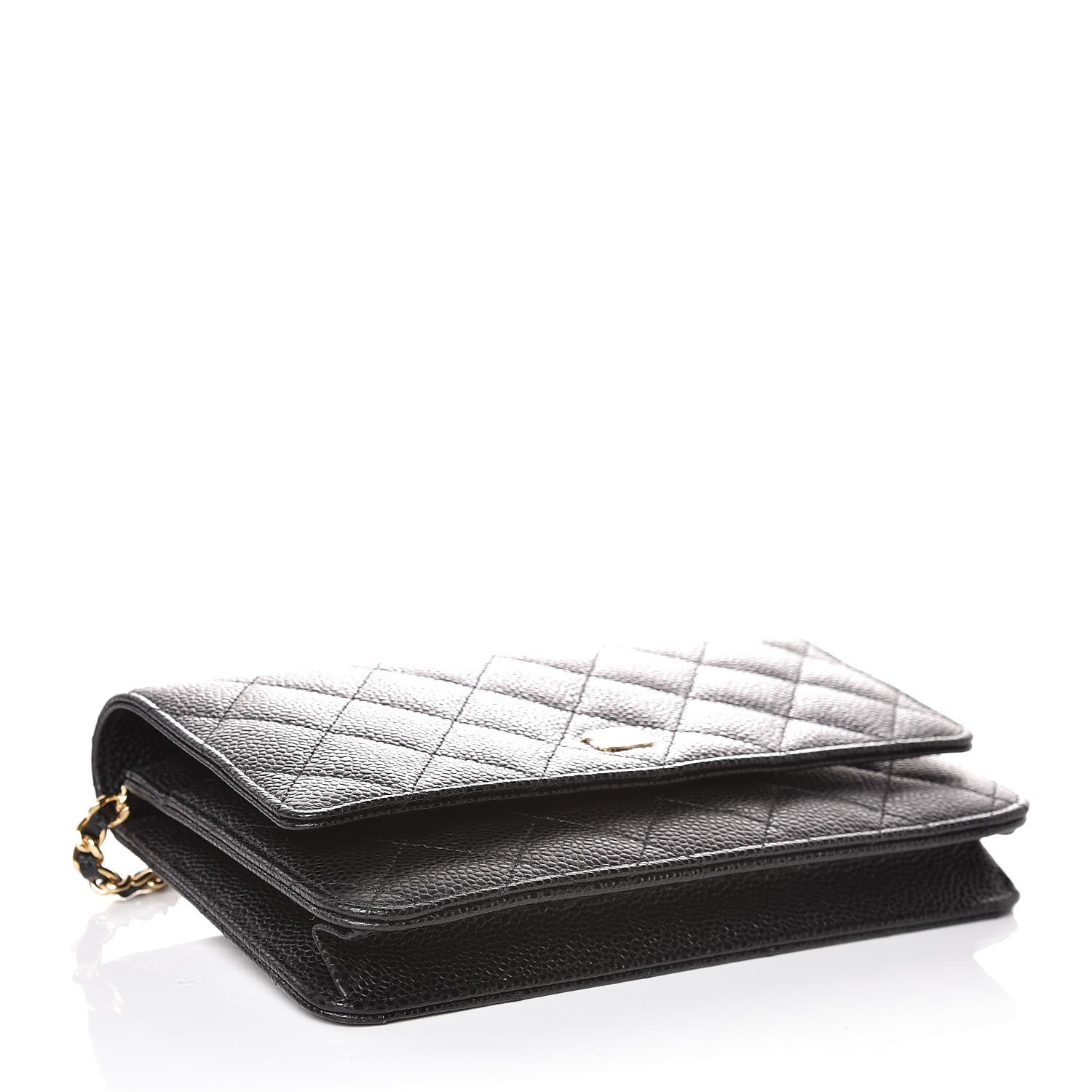 Chanel Caviar Quilted Wallet On Chain WOC Black 4 of 9